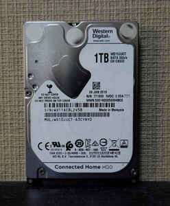 ■未使用品■WesternDigital製2.5inch AVコマンド対応HDD 1TB WD10JUCT