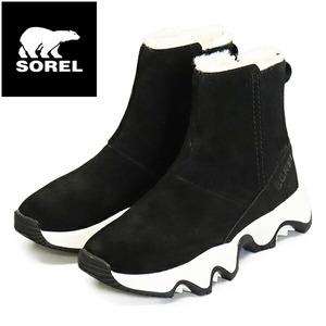 SOREL (ソレル) WMS NL5196 キネティックインパクト ショートブーツ レディース 010BLACK SRL135 US7.5-約24.5cm