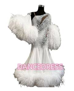NEW 社交ダンスドレス・モダンドレス・スタンダードドレス オーダーメイド、サイズ撰択可 新品 最高品質modern-681