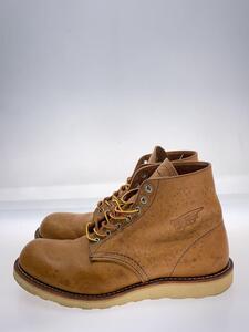 RED WING◆ワークブーツ/26cm/CML/レザー/シミ有/9107