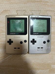 ゲームボーイライト GAMEBOY LIGHT ゴールド＆ シルバー