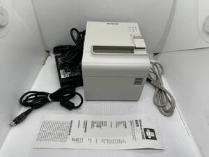 S1061) エプソン／EPSON TM-L90 M165B サーマルレシートプリンター 中古動作品 データケーブル、アダプタ付き（丙3）