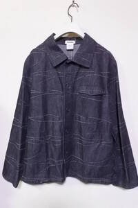 Plantation Scratch Denim Jacket size M プランテーション デニムジャケット ブラック 製品洗い加工 日本製