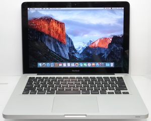 Apple MacBook A1278 (13-inch, Late2008 Aluminum)/Core2Duo 2.0GHz/4GBメモリ/HDD160GB/OS X El Capitan 10.11.6 #0501