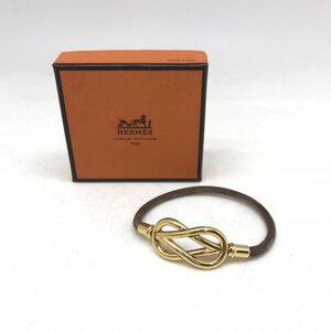 ★HERMES エルメス アタメ ブレスレット ゴールド金具