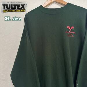 90‘s TULTEX タルテックス　クリスマススウェット　XL USA製　裏起毛　ビックサイズ　グリーン