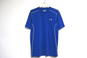 N6912:UNDER ARMOUR(アンダーアーマー)ヒートギア半袖コンプレッションシャツ（1257466）/青/M：35