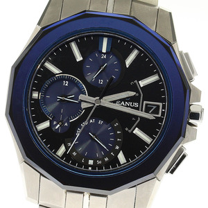 カシオ CASIO OCW-S6000-1AJF オシアナス マンタ S6000シリーズ デイト ソーラー電波 メンズ 箱・保証書付き_816367