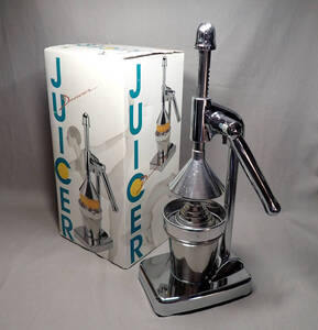 未使用【Dancer JUICER 卓上ハンドジューサー WNNJ-A】フレッシュジューサー 手動絞り器 カップ付き キッチン雑貨 長期保管品