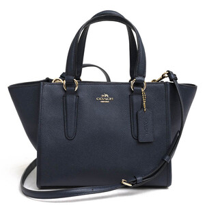 COACH コーチ ハンドバッグ 33996 Mini Carryall in Crossgrain Leather ミニクロスビーキャリーオール クロスグレインレザー 牛革 2WAY