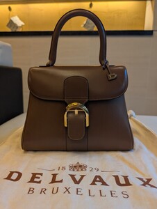 DELVAUX デルヴォー ハンドバッグ ブラウン ブリヨン　PM ショルダーなし　1スタ