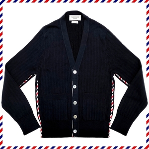 ★０★トムブラウン★エアーメール★カーディガン★トリコロール★THOM BROWNE★VARIEGATED RIB RWB AIRMAIL CARDIGAN★MKC234A-00219415★