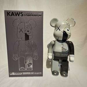 ベアブリック BE@RBRICK KAWS Dissected Companion GREY 400%