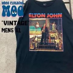 《US古着》エルトンジョン バンド ロックT バンT Tシャツ メンズXL