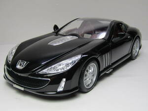 Peugeot 907 1/18 プジョー907 V12 Concept car 2004 良品 仏 ブラーゴ製 ブラック BK 本体のみ Made in Thailand 各部開閉 サイドマフラー