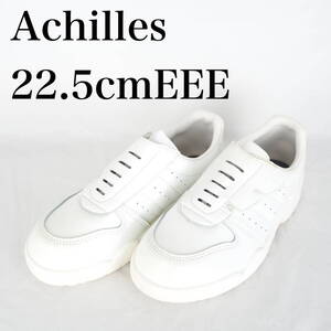 MK6425*美品*Achilles*アキレス*安全靴*22.5cmEEE*白*