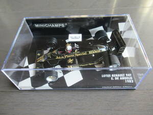 1/43 MINICHAMPS Lotus Renault 94T E.D.Angelis 1983