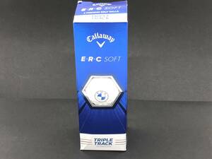 【未使用品】BMW Callaway キャロウェイ ERC SOFT TRIPLE TEACK ホワイト 1スリーブ 3個入 ゴルフボール