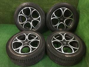 BMW等に!! OZ 17x7.5J OFF50 PCD112 5穴 225/55R17 ブリヂストン VRX2 冬タイヤ 2017年製 売切!!