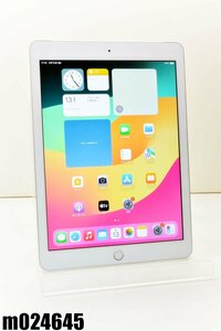 白ロム SIMフリー au SIMロック解除済 Apple iPad6 Wi-Fi+Cellular 32GB iPadOS17.6.1 シルバー MR6P2J/A 初期化済 【m024645】