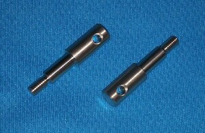 送料110円【精度No.1】+5mm タミヤ1/14トレーラー・トラック用フロントワイドトレッドアップライトシャフト スカニアMANベンツアクトロス他