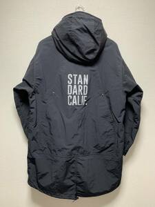 美品☆[STANDARD CALIFORNIA] 18AW SD M51 Field Hood Coat ナイロンモッズコート M ブラック 日本製 スタンダードカリフォルニア