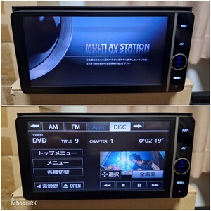 トヨタ純正ナビ 型式 NHZD-W62G DVD再生 テレビ フルセグ SDカード CD録音HDD再生 Bluetooth 品番 08545-00V41 DENSO イクリプス カーナビ