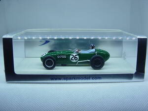 【タイヤ溶けあり】spark 1/43 Lotus 12 Monaco GP 1958 #26 Graham Hill #26 ロータス グラハム・ヒル モナコGP