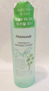 未使用新品 マモンドセンテラトラブルトナー 化粧水 250ml 韓国コスメ 訳あり