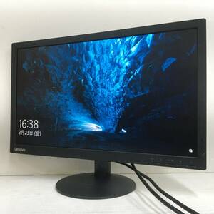 ☆【良品】Lenovo ThinkVision T2224d ワイド液晶モニター 21.5インチ フルHD（1920x1080）D-Subx1/DisplayPortx1 動作品 