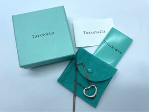 TIFFANY&Co. ティファニー ネックレス オープンハート　SV925 レディース　アクセサリー