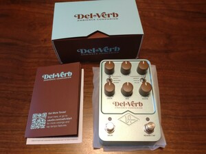 新品同様 UNIVERSAL AUDIO ( ユニバーサルオーディオ ) UAFX Del-Verb Ambience Companion reverb delay リバーブ ディレイ del verb