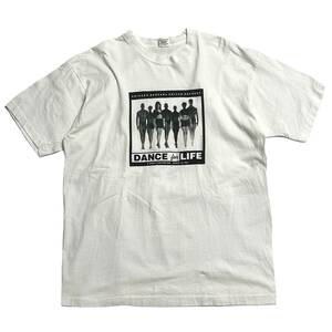 希少 XL【ビンテージ 90s 1994 STOP AIDS DANCE FOR LIFE フォトプリント ダンサーTシャツ XL FRUIT OF THE LOOM】アメリカ USA シングル