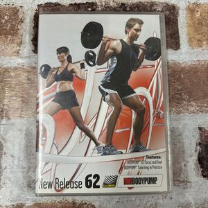 62★レスミルズ★Lesmills★DVD★CD★中古品★BodyPump★ボディパンプ62★英語コレオノート★箱に傷有★汚れあり★再生確認済★3点