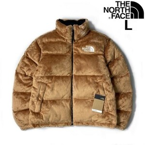 1円～!売切!【正規新品】THE NORTH FACE VERSA VELOUR NUPTSE JACKET ダウン ヌプシ US 限定 ベロア ファー 日本未発売(L)茶② 190122-180