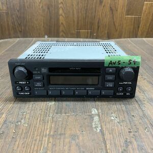 AV5-54 激安 カーステレオ MDプレーヤー HONDA Gathers 08A02-6A0-300A MX-699 15751 MD FM/AM 通電未確認 ジャンク