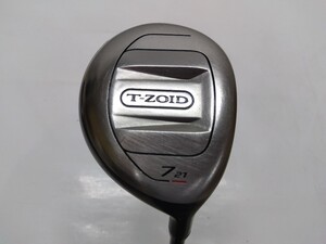 FW MIZUNO ミズノ T−ZOID 7W 21° flex:R オリジナルカーボンシャフト メンズ右 カバー付