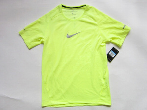 新品 NIKE ナイキ AEROREACT エアロリアクト 半袖Tシャツ 黄色系【M】 D138-01-0070