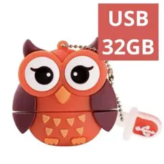 32GB かわいい フクロウ USB フラッシュドライブ USB 2.0