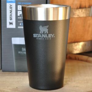 スタンレーSTANLEYスタッキング真空パイント0.47L【マットブラック】保冷タンブラー サーモマグ アウトドア outdoor キャンプ camp ギフト