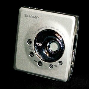 【中古】 SHARP シャープ MD-ST700-S シルバー ポータブルミニディスクプレーヤー MDLP対応 ポータブ