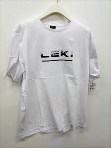国内未発売の正規輸入・激レアアイテム！　LEKI　Tシャツ　ホワイト　M（日本規格ではL相当）バーゲン価格！即決・現品限り