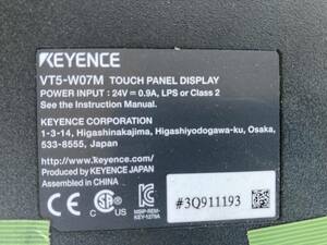 Keyence / VT5-W07M / タッチパネル 【ZK000569】