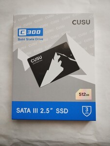 【新品未開封】CUSU 2.5 SATA SSD 512GB