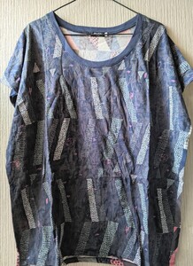 marble SUD/Mets/カットソー/Tシャツ/マーブルシュッド/プラスサイズ/伊勢丹クローバーサイズ