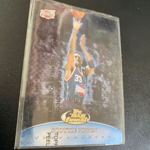 限定レアカード　Scottie pippen ピッペン　人気1999FINEST NBAカード Topps