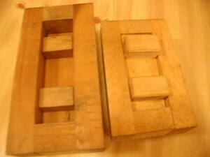 木製木型▲２個セット▲箱ずし▲バッテラ