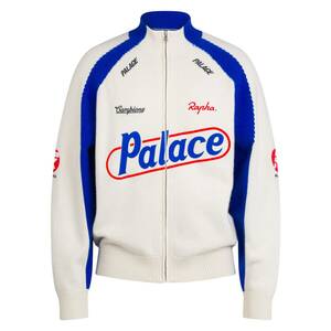 新品 Rapha + Palace Skateboards Merino Zip Knit Lサイズ ホワイト ラファ パレス スケートボード メリノ ジップ ニット Jacket