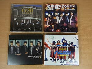 ◎D/435●音楽CD+DVD☆ゴスペラーズ GOSPELLERS☆G20/STEP FOR FIVE/LoveNotesII/ハモ騒動☆4枚セット☆中古品