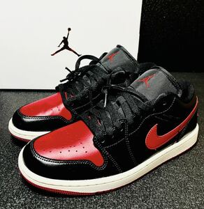 ☆送料込■新品27.5cm■ナイキ エア ジョーダン１LOW ブラック/セイル/ジムレッドAIR JORDAN 1 WMNS【定価.16500円】